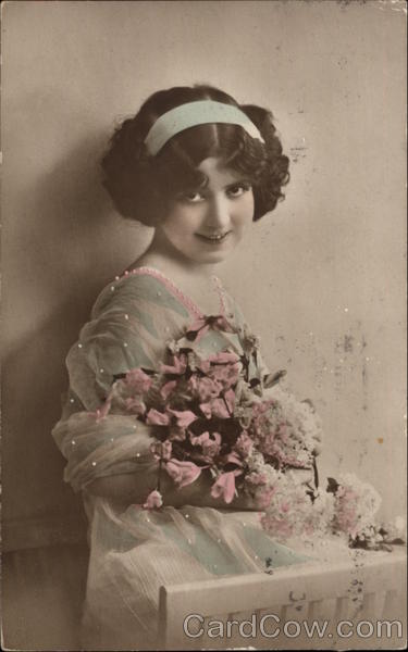 Portrait of Young British Girl Girls