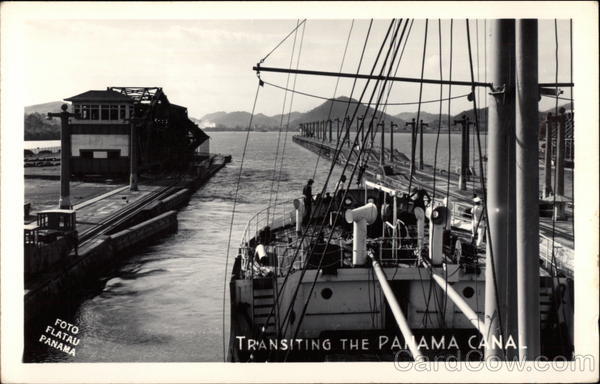 Transiting the Panama Canal Panama Canal Zone