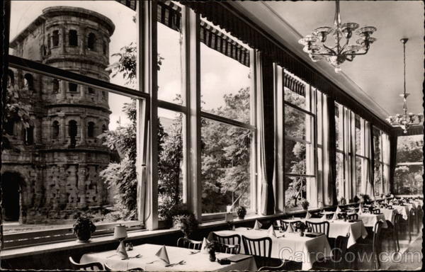 Blick aus dem Hotel Porta Nigra Trier Germany