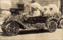 Car Dressed for a Parade Postcard