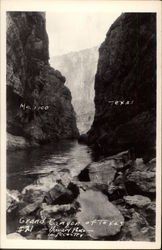 Grand Canyon of Texas - Mexico Border Postcard Postcard