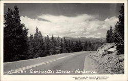 Wondervu - Continental Divide Colorado Postcard Postcard