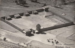Fort Parker Restoration Postcard