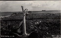 View of Anchor on Kwajalein Atoll Postcard