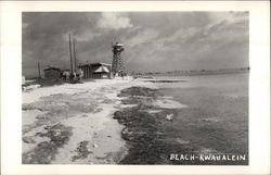 View of Beach Kwajalein, MH South Pacific Postcard Postcard