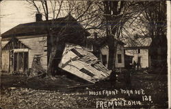 House Front Torn Out Postcard
