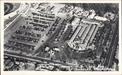 Aerial View of Farmer's Market and 1,000 Car Parking Lot Postcard