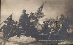 Washington Crossing the Delaware Postcard