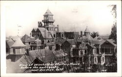 Winchester Mystery House before the Earthquake Postcard