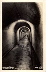 Inspection Tunnel Coulee Dam, WA Postcard Postcard