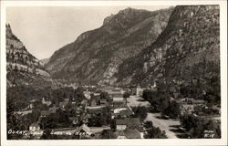 View of Town. Looking North Ouray, CO Postcard Postcard