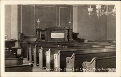 Interior of the Church Postcard