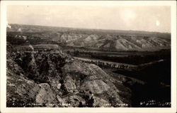 Missouri River Scenic, ND Postcard Postcard