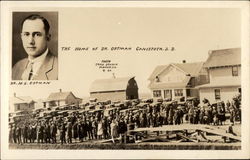 The Home of Dr Ortman Postcard