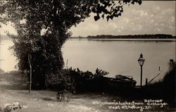 McCullom's Lake from Melrose Cottage McHenry, IL Postcard Postcard