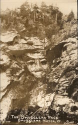 The Smugglers Face, Smugglers Notch Postcard