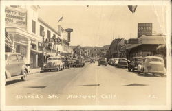 View of Alvarado Street Postcard