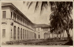 Colon Hospital, Canal Zone Postcard