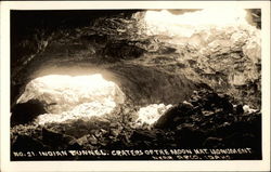 Indian Tunnel, Craters of the Moon National Monument Postcard