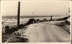 Highway Between Copalis and Pacific Beaches Postcard