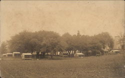 Colony Houses, Canus Road Farm Postcard