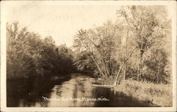 Thunder Bar River Alpena, MI Postcard Postcard