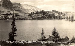 Lake Marie Near Snowy Range Lodge Postcard