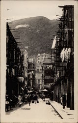 Street scene Hong Kong, Hong Kong China Postcard Postcard