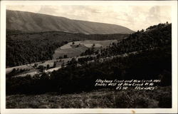 Alleghany and New Creek Mountains West Virginia Postcard Postcard