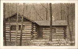 Cabin No. 2, Cacapon State Park Postcard