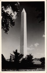 Washington Monument Postcard