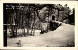 Iron Mountain Road to Mount Rushmore Postcard