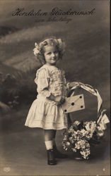 Happy Birthday (German) Postcard