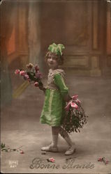 Happy New Year (French) Postcard