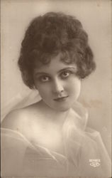 Portrait of a Young Woman Postcard