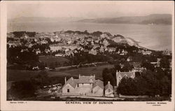 General View Dunoon, Scotland Postcard Postcard