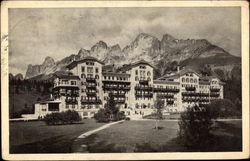 Hotel Rosengarten Carezza, Italy Postcard Postcard