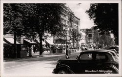 Konigsallee Dusseldorf, Germany Postcard Postcard