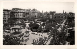 Jose Antonio Square Zaragoza, Spain Postcard Postcard