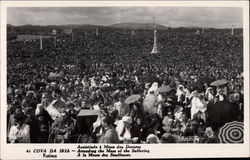 Attending the Mass of the Suffering - Cova da Iria Postcard