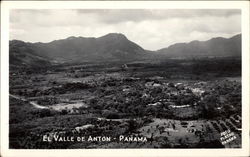 El Valle de Anton in Panama Postcard