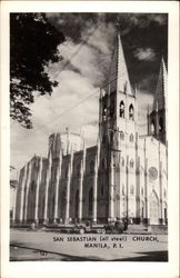 San Sebastian Church Manila, Philippines Southeast Asia Postcard Postcard