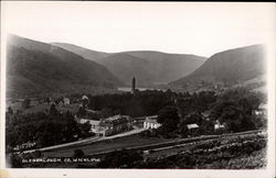 View over Town Glendalough, Ireland Postcard Postcard
