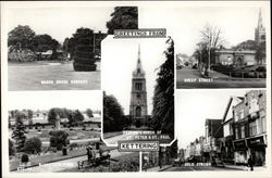 Various View of Town Postcard