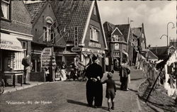 Bij de Haven Volendam, Netherlands Benelux Countries Postcard Postcard