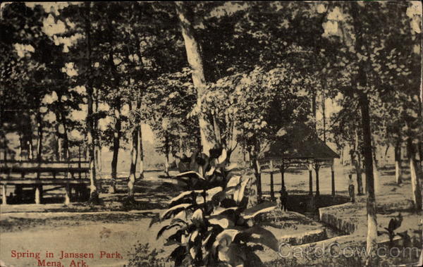 Spring in Janssen Park Mena Arkansas