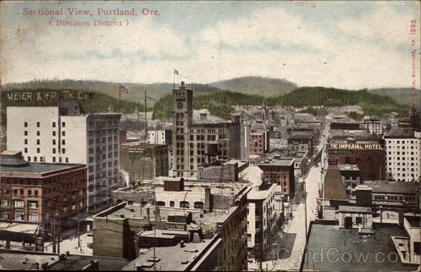 Sectional View Portland Oregon