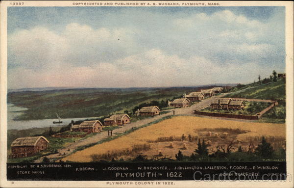 Plymouth in 1622 Massachusetts