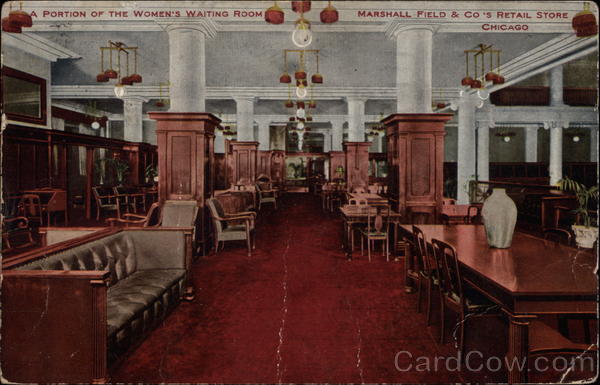 Portion of the Women's Waiting Room, Marshall Field & Co.'s Retail Store Chicago Illinois