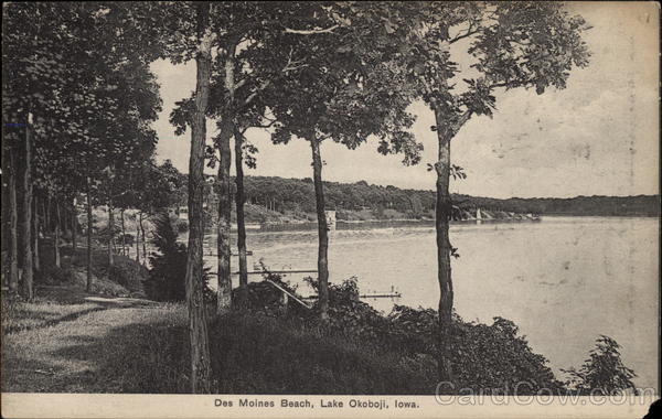 Des Moines Beach, Lake Okoboji Iowa